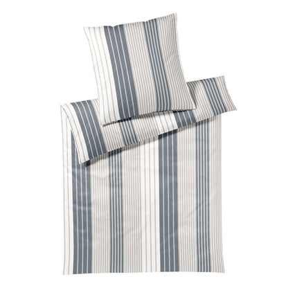 Elegante Interlock Jersey Bettwäsche Range 3604-9 Natur Grau 135x200