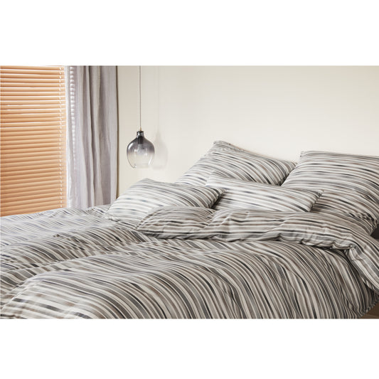 Elegante Interlock Jersey Bettwäsche Desire 3607-7 Grau Taupe 135x200