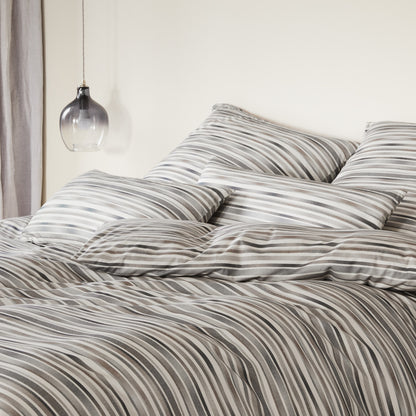 Elegante Interlock Jersey Bettwäsche Desire 3607-7 Grau Taupe 135x200