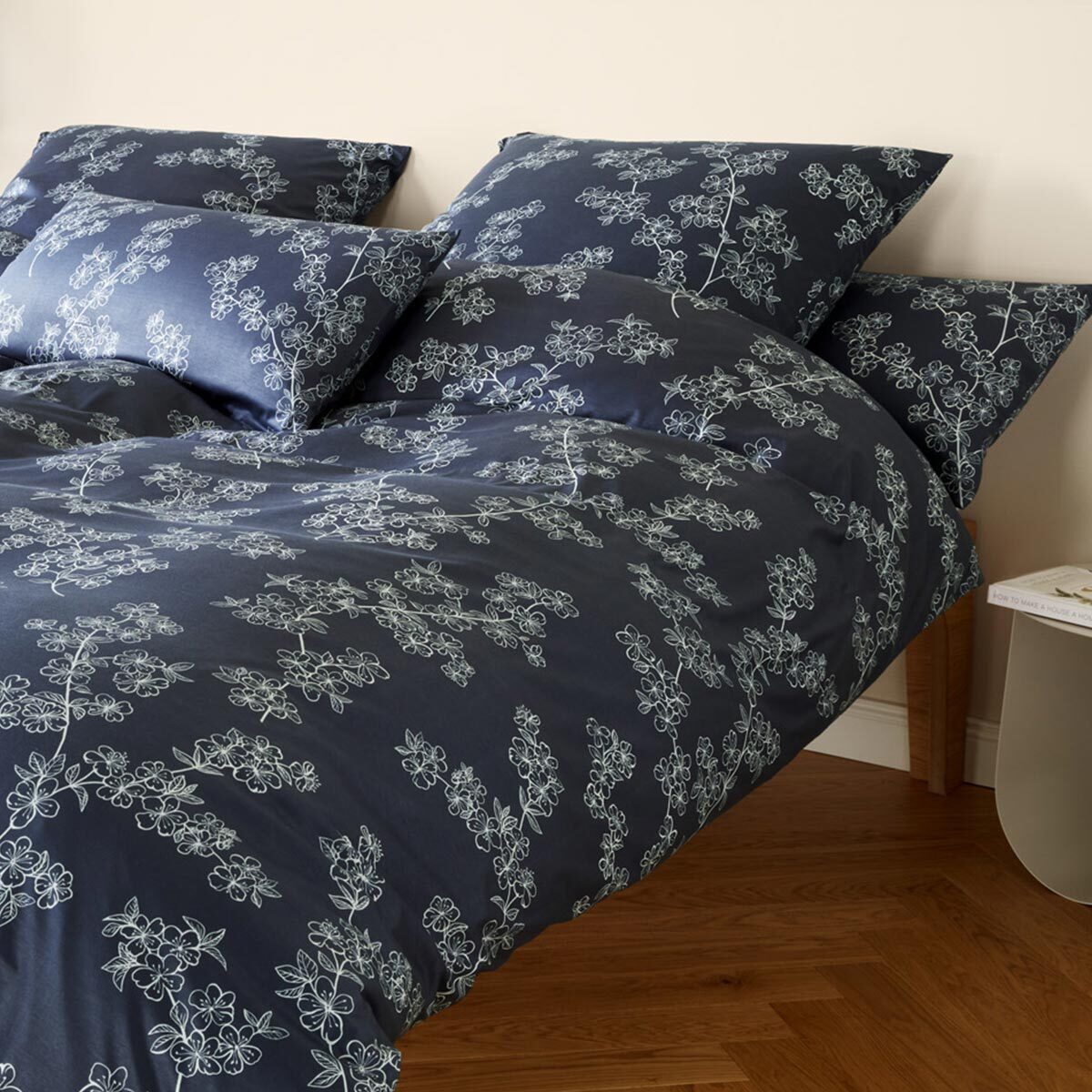 Elegante Interlock Jersey Bettwäsche Cherrie Blossom 3608-2 135x200