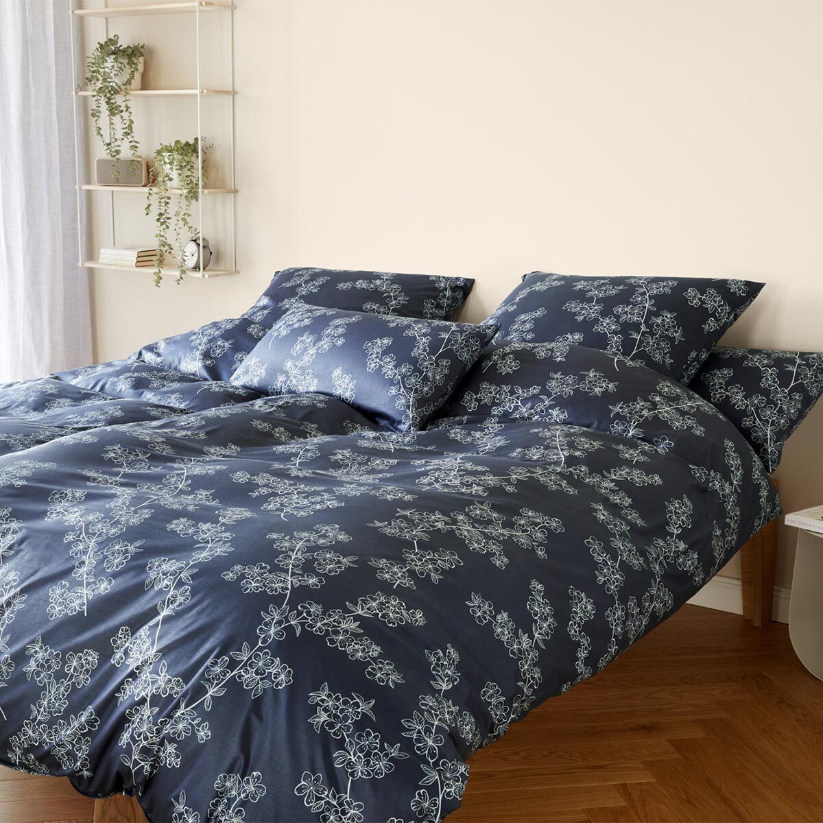 Elegante Interlock Jersey Bettwäsche Cherrie Blossom 3608-2 135x200