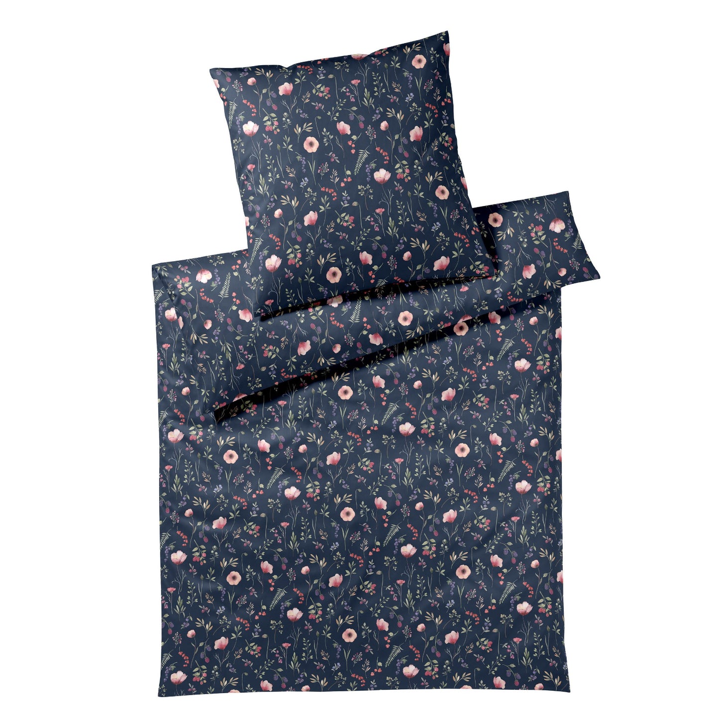 Elegante Interlock Jersey Bettwäsche Sorbet Jersey 3614-2 blau 135x200