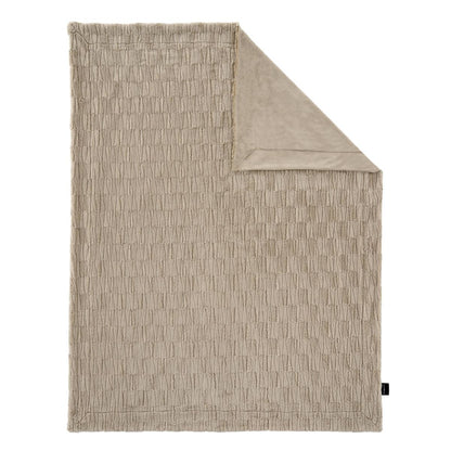 Bugatti Felldecke Kunstfell Wohndecke 3793-300 beige 150x200