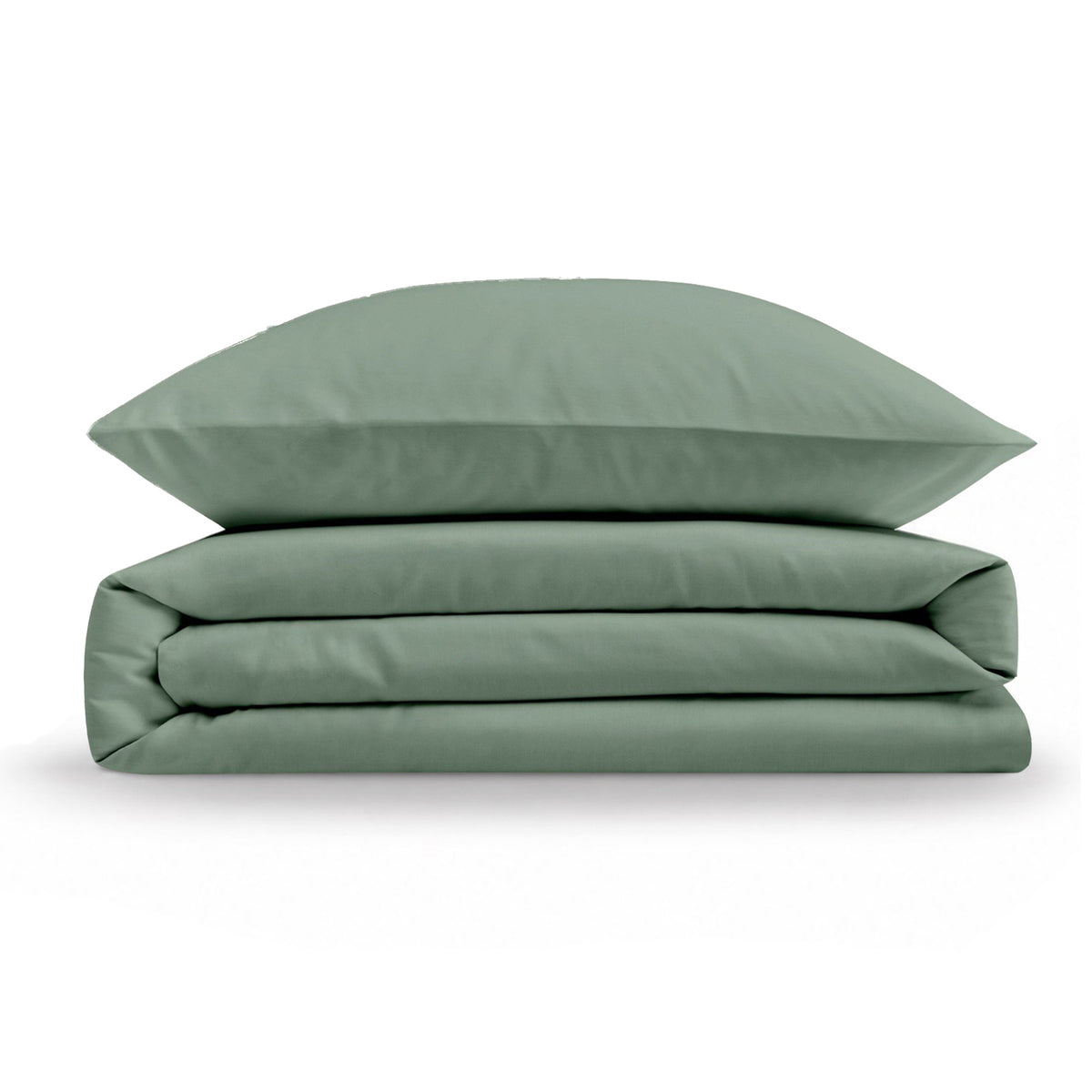 Bettwäsche Bierbaum Mako Satin 3899-30 salbei unifarben 135x200
