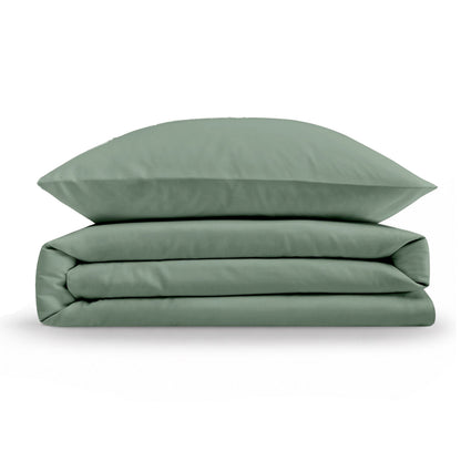 Bettwäsche Bierbaum Mako Satin 3899-30 salbei unifarben 135x200