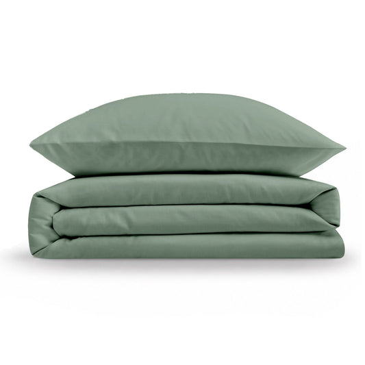 Bettwäsche Bierbaum Mako Satin 3899-30 salbei unifarben 135x200