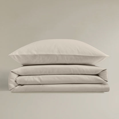 Bettwäsche Bierbaum Mako Satin 3899-80 beige unifarben