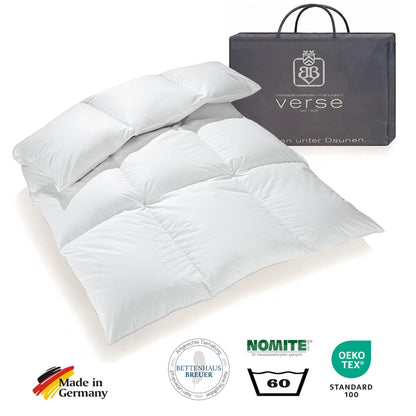 Daunendecke 135 x 200 cm extra warm 50% Daunen