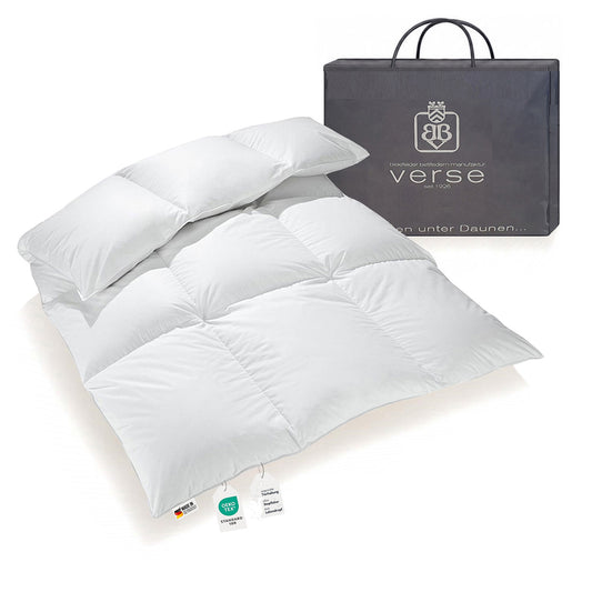 Extra warme 100% Winter Daunendecke Holsteiner Daunen 135x200 1380g