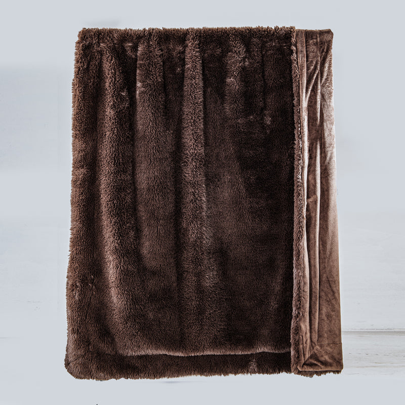 Felldecke Star Home Wohndecke Byron Webpelz Fell Braunbär 150x200