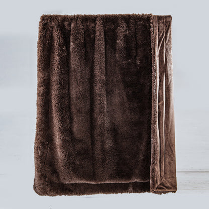 Felldecke Star Home Wohndecke Byron Webpelz Fell Braunbär 150x200