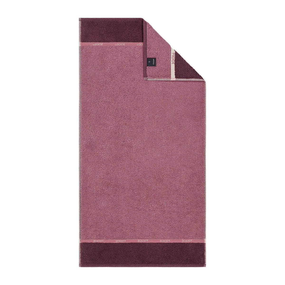Handtuch Lines Rose mit Streifen 50 x 100 cm