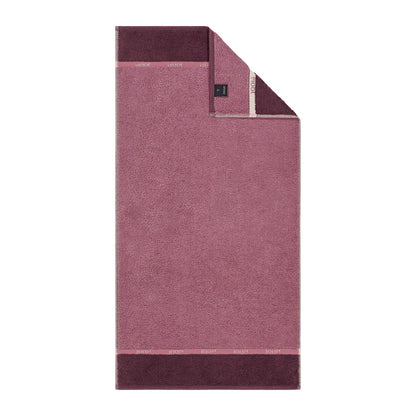 Handtuch Lines Rose mit Streifen 50 x 100 cm