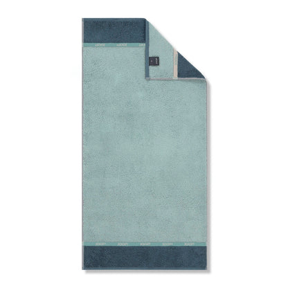 Handtuch Lines Emerald mit Streifen 50 x 100 cm
