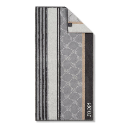 Handtuch Lines Stripes Stone mit Kornblumen und Streifen 50 x 100 cm