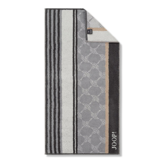 Handtuch Lines Stripes Stone mit Kornblumen und Streifen 50 x 100 cm