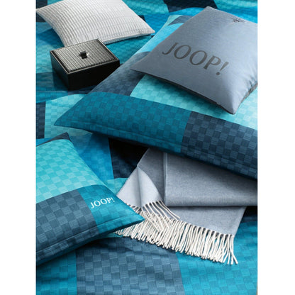 JOOP! Comfort Satin Bettwäsche Chessboard 4060-4 Lagune Mint 135x200