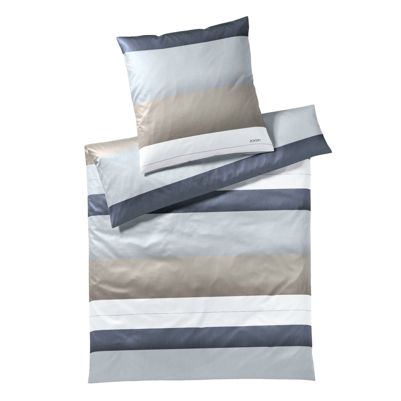 JOOP! Mako Satin Bettwäsche Purity 4073-7 sand silber grau 135x200