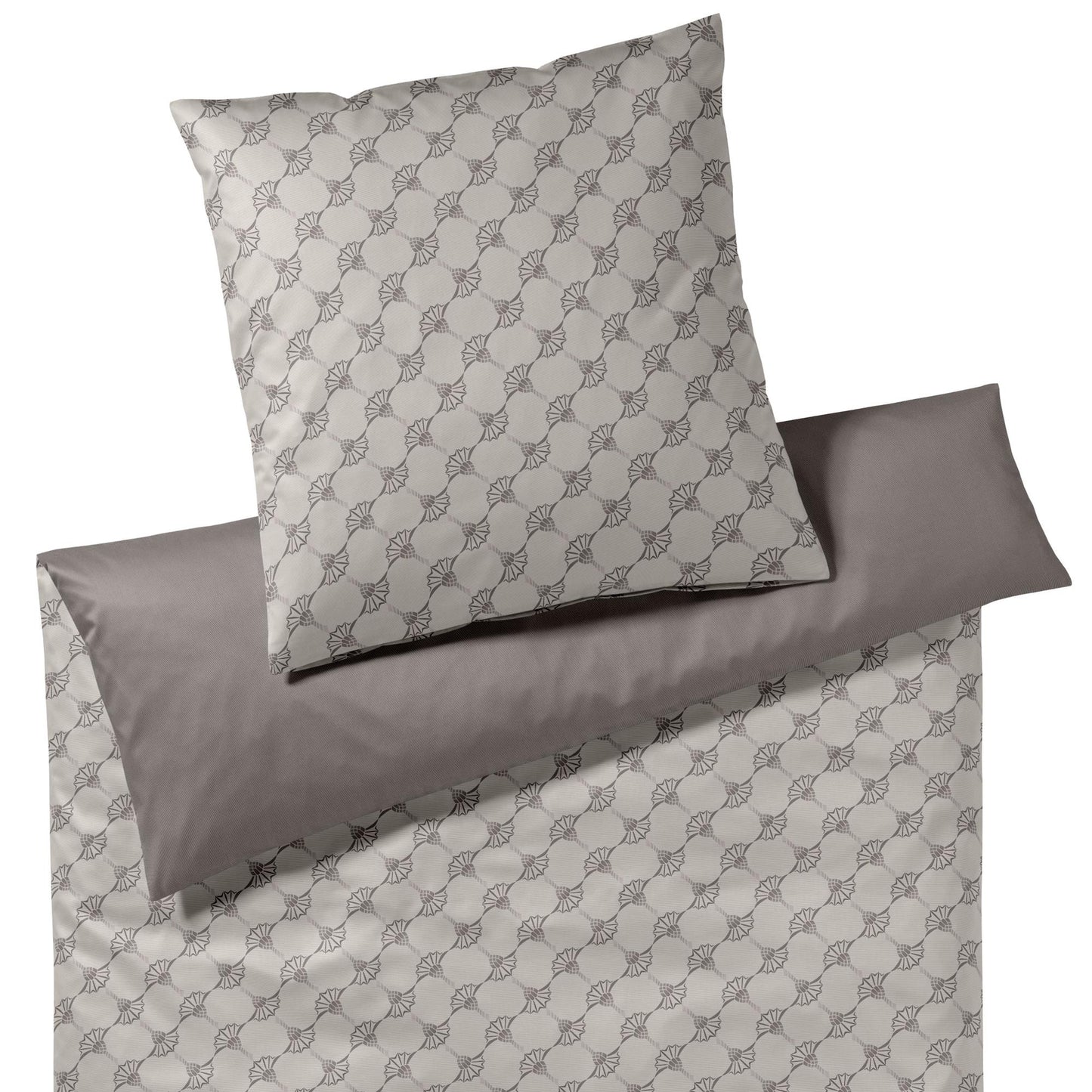 JOOP! Comfort Satin Bettwäsche 4083-17 Cornflower Double Taupe 135x200