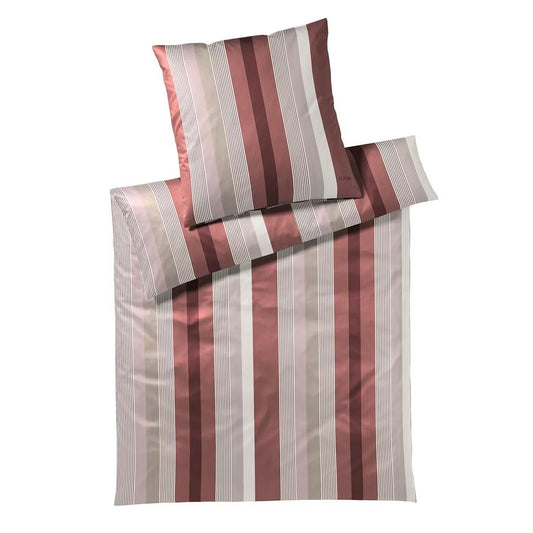 JOOP! Comfort Satin Bettwäsche 4093-1 Stripes Rose Streifen 135x200