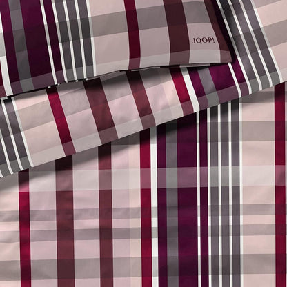 JOOP! Comfort Satin Bettwäsche 4098-1 Checks Rose kariert 135x200