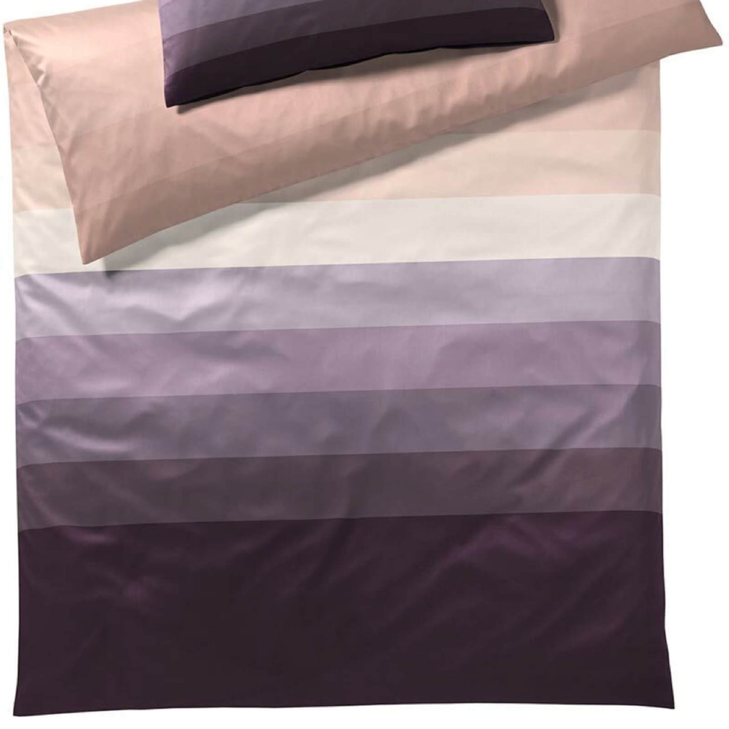JOOP! Mako Satin Bettwäsche Horizon 4100-1 Streifen Beere 135x200