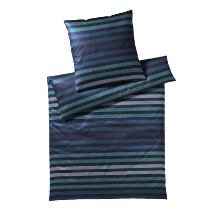 JOOP! Comfort Satin Bettwäsche Tone 4103-2 ocean blau Streifen 135x200
