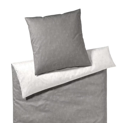 JOOP! Comfort Satin Bettwäsche Cornflower Glam 4114-9 graphit 135x200