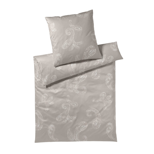 JOOP! Comfort Satin Bettwäsche 4120-7 Paisley Taupe 135x200