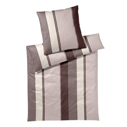 JOOP! Comfort Satin Bettwäsche Herringbone Stripes 4125-1 Rose 135x200