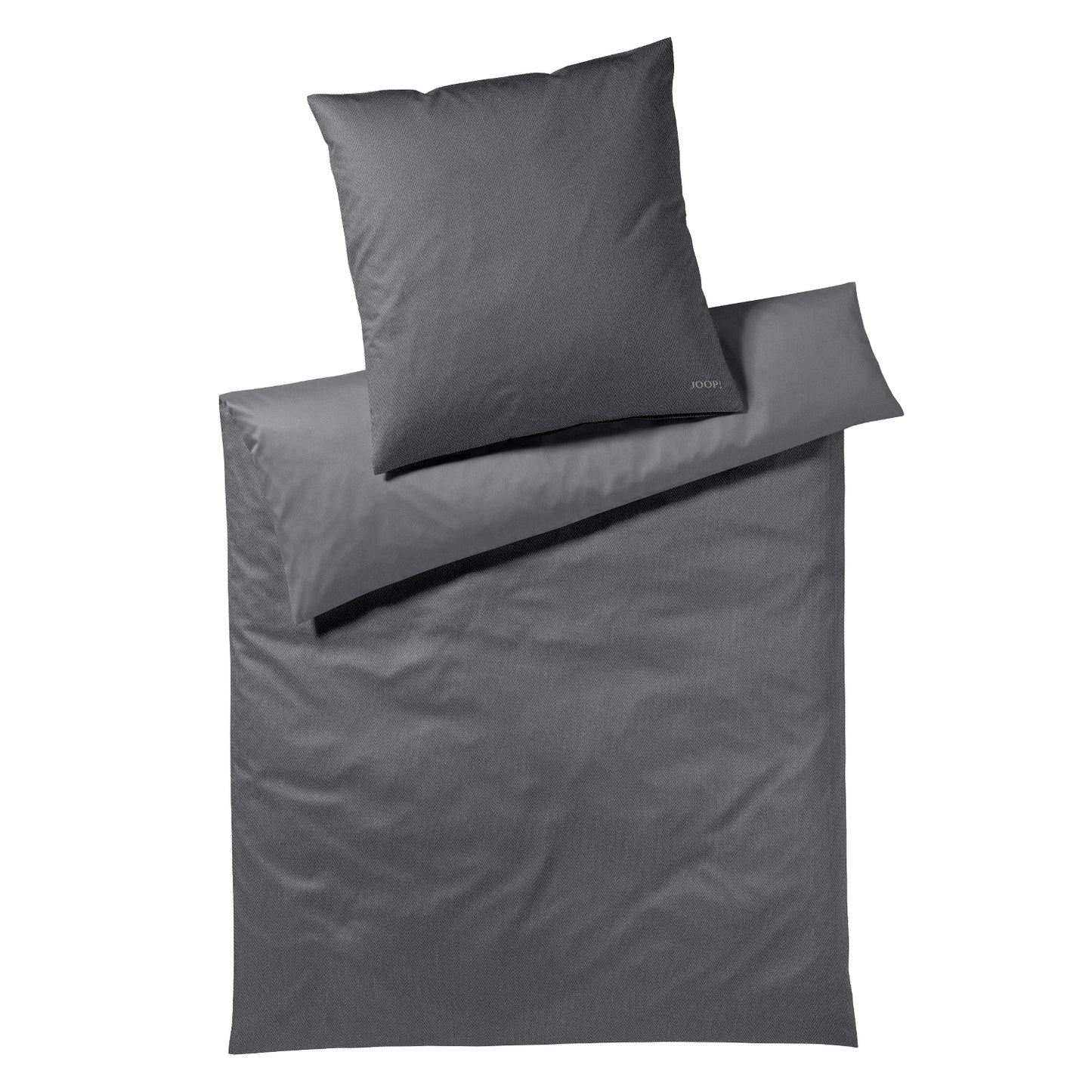 JOOP! Comfort Satin Bettwäsche Uni 4126-9 Stone grau 135x200