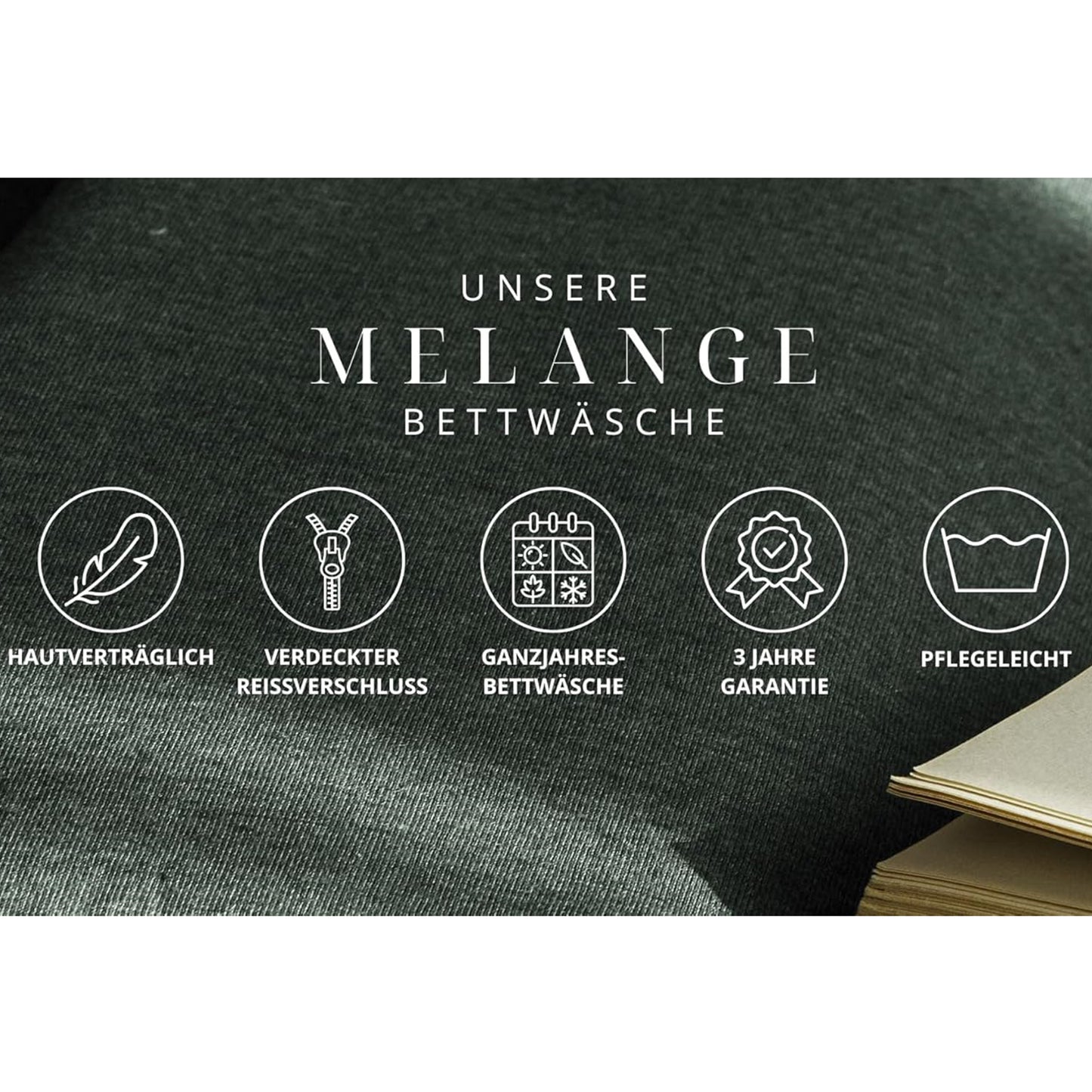 Jersey Bettwäsche anthrazit bügelfrei formstabil pflegeleicht 135x200