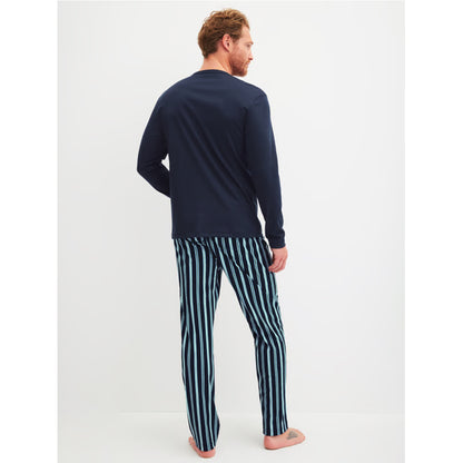 Calida Herren Pyjama lang Relax Choise saphir blue 41968-480