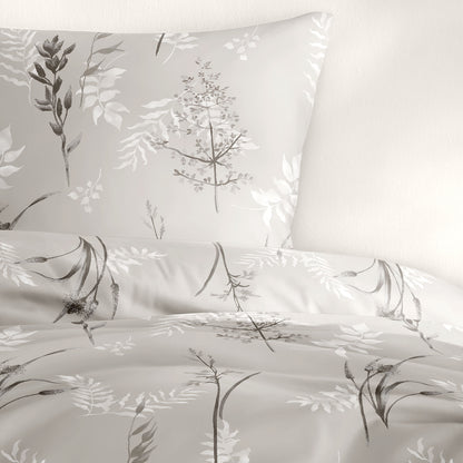 Bettwäsche Bierbaum Mako Satin 4200-80 natur Gräser 135x200