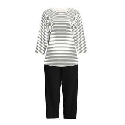 Calida Damen Pyjama 3/4 Sweet Dreams charm cream 42138