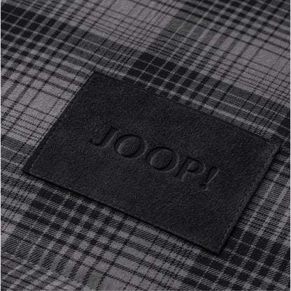 Joop! Flanell Bettwäsche Soft Checks 45000-9 antrazit kariert 135x200
