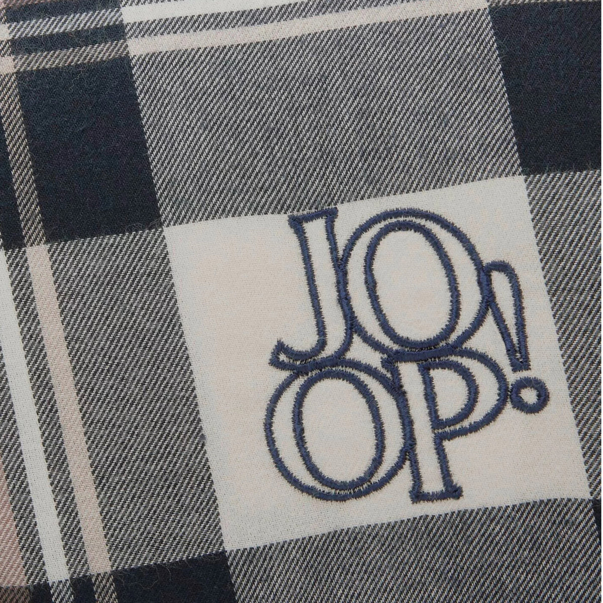 Joop! Flanell Bettwäsche Soft Frames 45007-2 blue 135x200