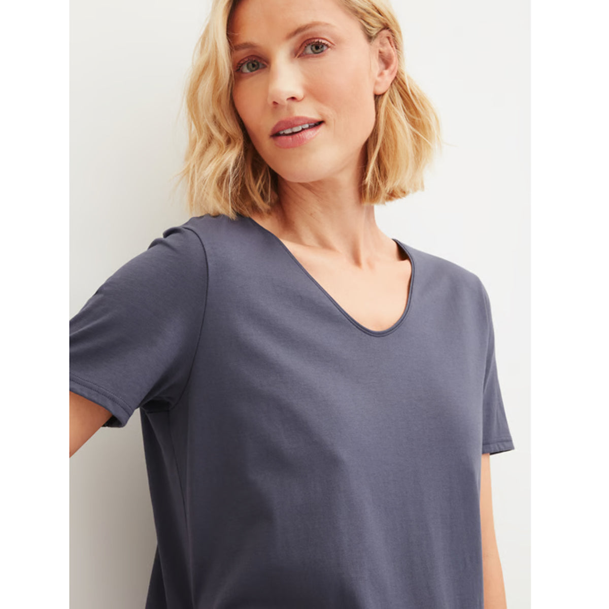 Calida Damen Shorty Pyjama Graphic Nights graystone 46056