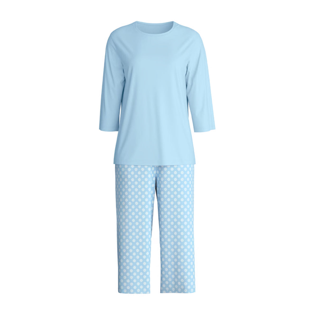 Calida Damen Pyjama 3/4 Lovely Nights cascade blue 46252