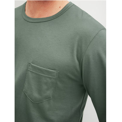 Calida Herren Pyjama lang Relax Imprint laurel green 47387