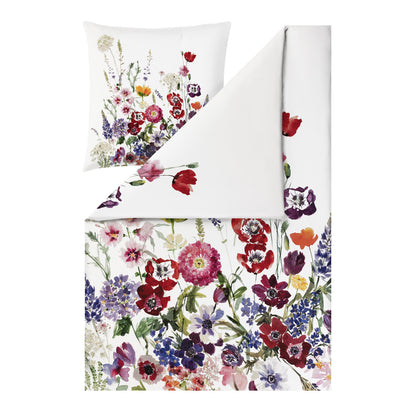 Estella Mako Satin Bettwäsche Rayen 4853-985 Blumenwiese bunt 135x200