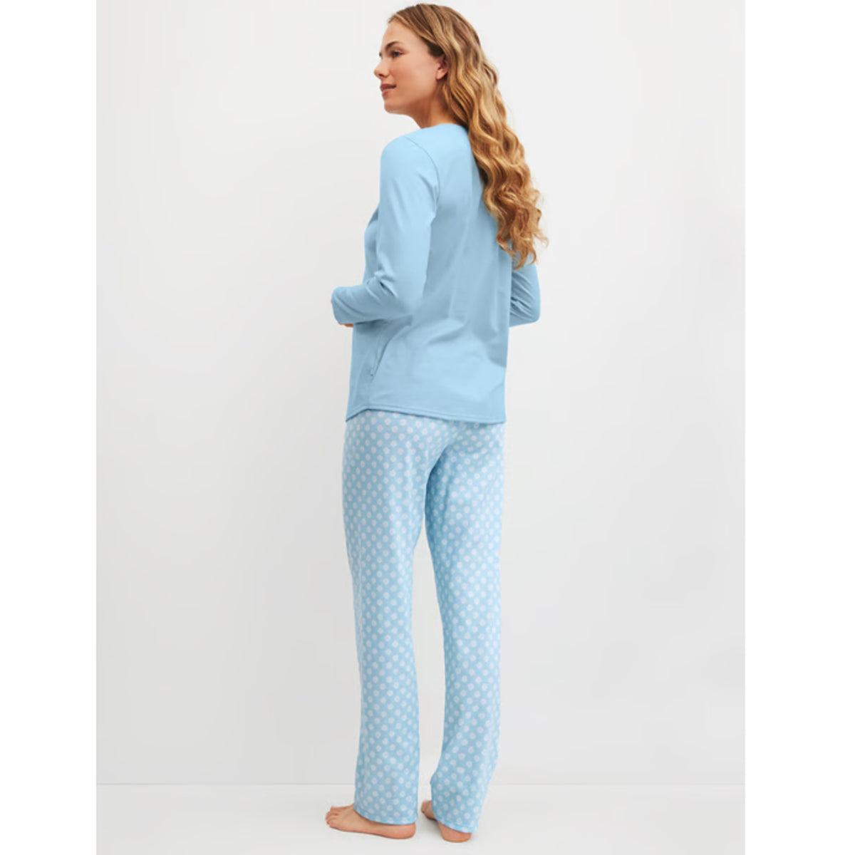 Calida Damen Pyjama Lovely Nights cascade blue 48651-545