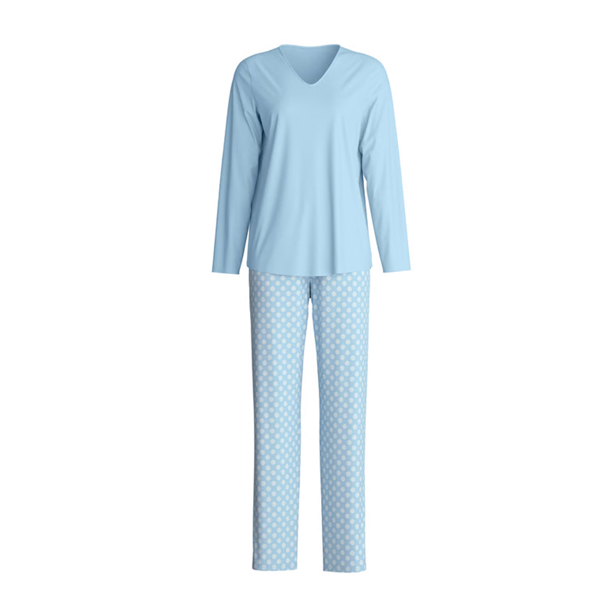Calida Damen Pyjama Lovely Nights cascade blue 48651-545