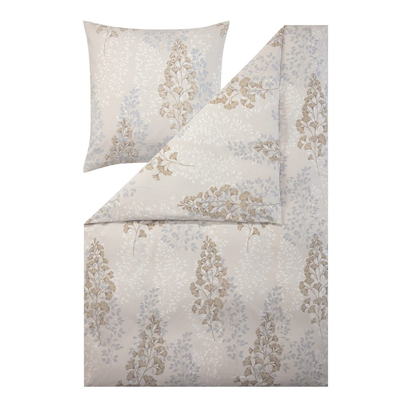 Estella Edelflanell Bettwäsche Merano 5475-230 Rispen Natur 135x200