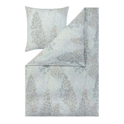 Estella Edelflanell Bettwäsche Merano 5475-614 Rispen Blau 135x200
