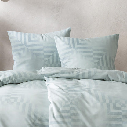 Estella Edelflanell Bettwäsche Brunico 5476-614 Eisblau 135x200