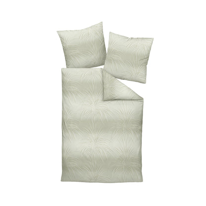 Janine Interlock Jersey Bettwäsche Carmen 55101-06 Seegrasgrün 135x200