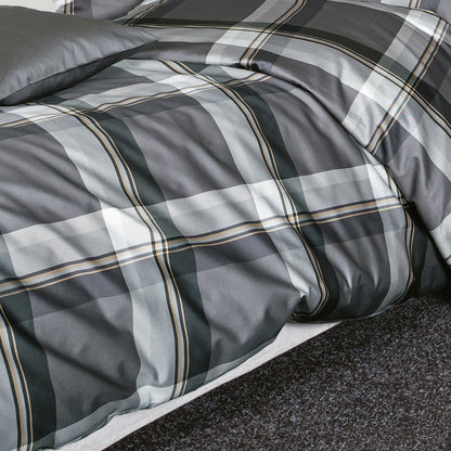 Janine Interlock Jersey Bettwäsche Carmen 55103-08 Titan Grau 135x200