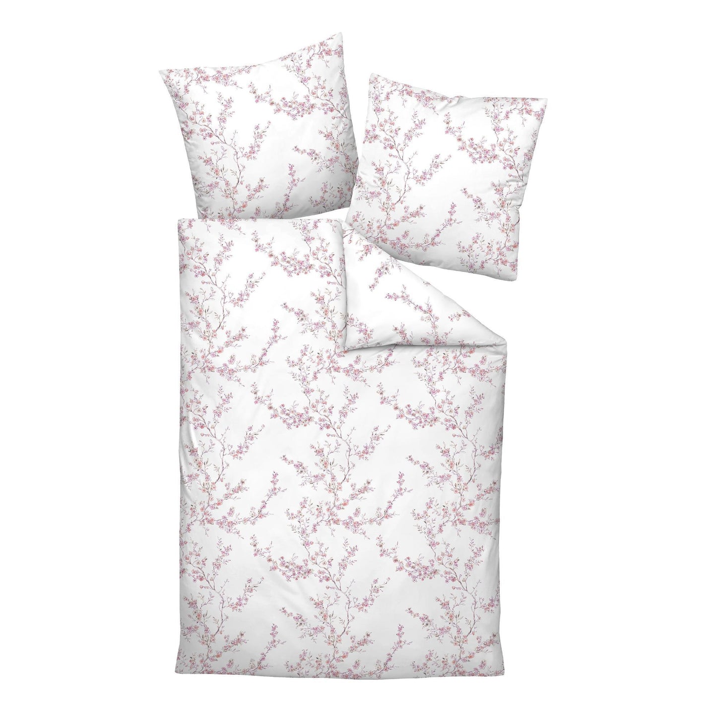 Janine Interlock Jersey Bettwäsche Carmen 55104-01 rosa beere 135x200