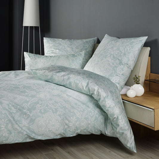 Janine Interlock Jersey Bettwäsche Carmen 55108-06 Ornamente 135x200